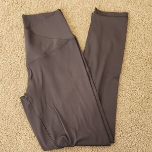Aerie Dark Gray 7/8 Cross Over Leggings - M